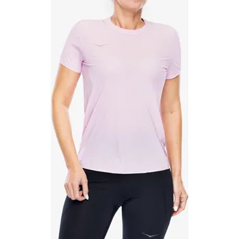 Dámské tričko Běžecké tričko dámské Hoka Performance Run Short Sleeve - pink twilight