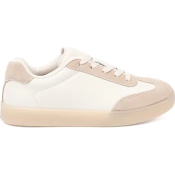 Dámské tenisky Bílo-béžové dámské kožené sneakersy SP-118BE Velikost: 41