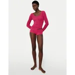 Triumph Pyžamový top Bauty Layers 10225060 Růžová Slim Fit XL