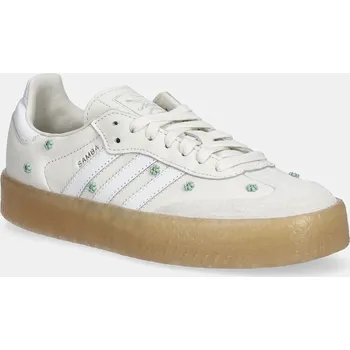 Dámská obuv Kožené tenisky adidas Originals Sambae W JS3953 béžová 08X, EUR 39 1/3