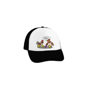 Kšiltovka Bastard Velikonoční kuře kšiltovka truckerka Black cap