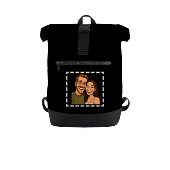 Městský batoh Bastard Karikatura z vlastní fotky batoh Black