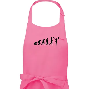 Kuchyňská zástěra Evolution cheerleading - roztleskávačka - Dámská zástěra na vaření - Univerzální velikost ( Růžová )