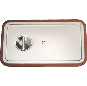 Dóza na potraviny Víko na gastro nádobu GN 1/1 s uchem vodotěsné nerez Rieber