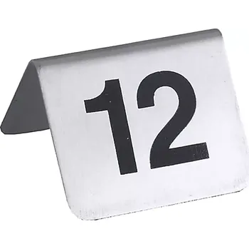 Jmenovka na stůl CONTACTO Stolní čísla s čísly 1 až 12