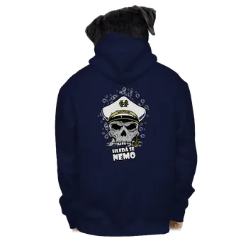 Pánská mikina Bastard Kapitán Nemo pánská mikina na zip Navy