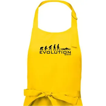 Kuchyňská zástěra Evoluce Swim - Pánská zástěra na vaření - Univerzální velikost ( Žlutá )