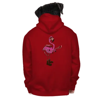 Pánská mikina Bastard Plamenomeťák pánská mikina na zip Red