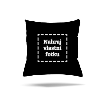 Polštář Bastard Vlastní potisk polštář Black