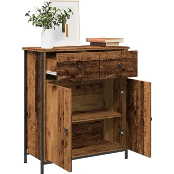 Příborník do zásuvky vidaXL Příborník 70 x 30 x 80 cm kompozitní dřevo [835528] Barva: Staré dřevo