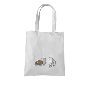 Nákupní taška Bastard Nový člen taška White