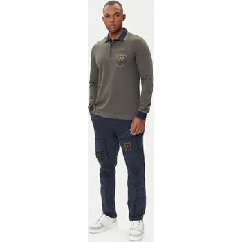 Aeronautica Militare Polokošile 252PO1896UP00173 Šedá Regular Fit 3XL