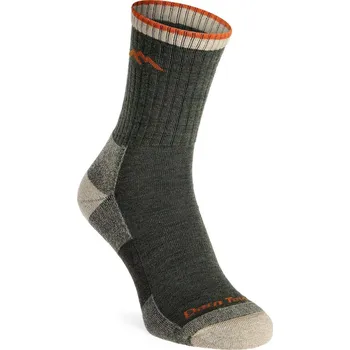 Pánské oblečení Ponožky Darn Tough Hiker Micro Crew Midweight with Cushion - olive
