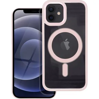 Náhradní kryt pro mobilní telefon Kryt Color Edge Mag Cover Case s MagSafe iPhone 12 / 12 Pro Pink