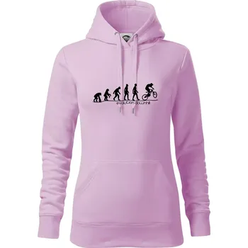 Dámská mikina Evolution Downhill - Mikina dámská Cape s kapucí - S ( Orchid )