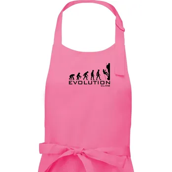 Kuchyňská zástěra Evolution Climb - Pánská zástěra na vaření - Univerzální velikost ( Růžová )