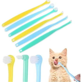 Elektrický zubní kartáček 6 ks kočičí zubní kartáček Bremorou