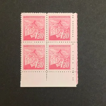 Sběratelství Čtyřblok ČSR, Pof.378**, 120 h