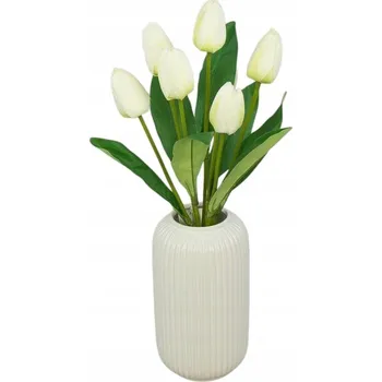 umělá květina Tulipány Jako Živé VELKÁ Kytice Dekorace Velikonoční Umělé Květiny Do Vázy