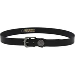 Kožený opasek BUSHMAN BOTTLE BELT III černá 120