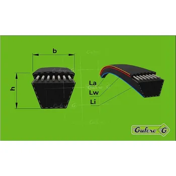 Klínový řemen Z 10x840 Lw - 820 Li