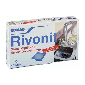 Mycí prostředek Tablety pro ruční mytí skla Rivonit Gläser Tabs - 45ks