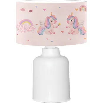 Dětské svítidlo Dětská lampička CANDY 1xE27/40W/230V růžová/bílá