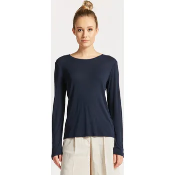 Dámské tričko TRIČKO GANT SLIM LIGHTWEIGHT LS T-SHIRT EVENING BLUE
