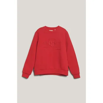 Dámská mikina MIKINA GANT REG TONAL SHIELD C-NECK SWEAT BRIGHT RED