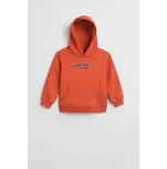 MIKINA GANT GRAPHIC SWEATSHIRT HOODIE DEEP ORANGE