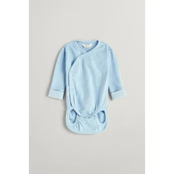Kojenecký body BODY GANT POINTELLE JERSEY BODY SHADE BLUE