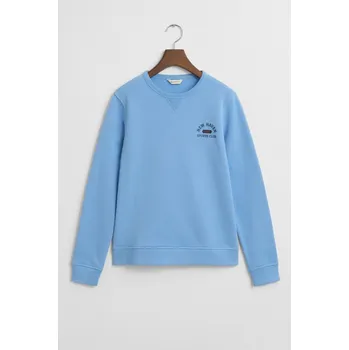 Dívčí mikina MIKINA GANT GRAPHIC C-NECK SWEAT DREAM BLUE