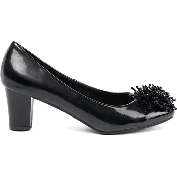 Dámské lodičky Goodin Moderní lodičky dámské černé na širokém podpatku 36