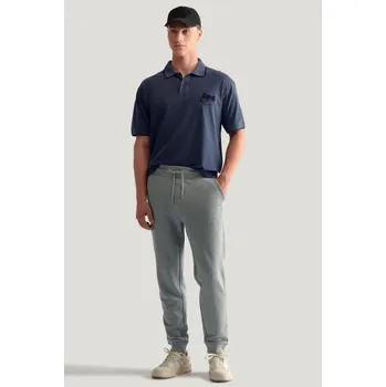 TEPLÁKY GANT REG SHIELD SWEATPANTS GREY MELANGE