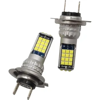 Povinná bezpečnostní výbava LED H7-2x30 sada dvou LED žárovek 2x 15W do auta s paticí H7, svit 2x 1800lm