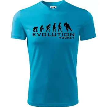 Chlapecké oblečení Evoluce Hockey - hráč - Dětské triko sportovní (dresovina) - 158 cm/12 let ( Světlý tyrkys )