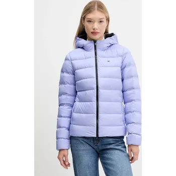 Péřová bunda Tommy Jeans zimní, DW0DW21617 fialová 54B, vel. M