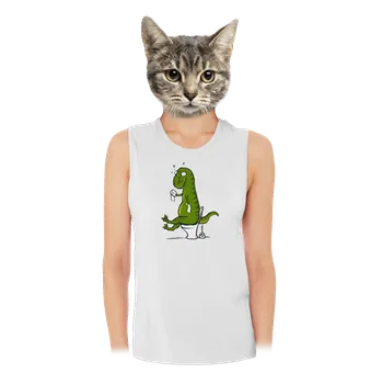 Bastard Rexíkův problém dámské tílko volné White