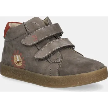 Dámské polobotky Dětské nubukové polobotky Garvalin šedá barva, 251325 90X, EUR 24