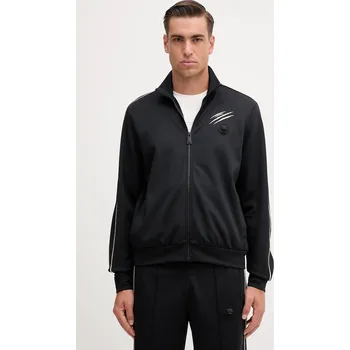 Pánská mikina Mikina PLEIN SPORT pánská, černá barva, s aplikací, FAEC MJB3816 STE003N FAEC.MJB3816.STE003N 99X, vel. M