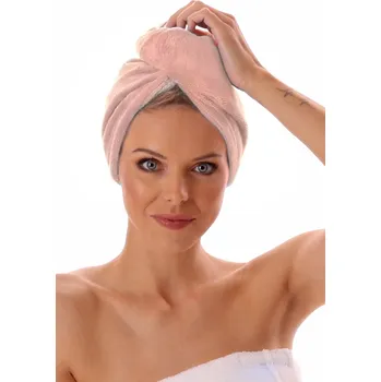 Dámský župan Turban na vlasy Tampa oříšková
