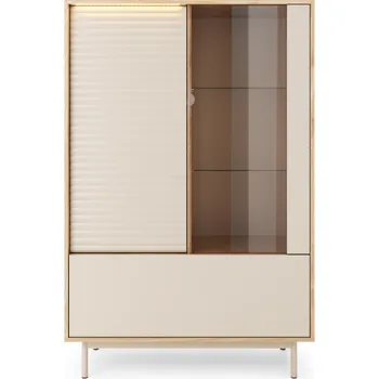 Knihovna Drewmix Vitrína TILA TI1