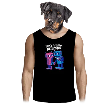 Pánské tílko Bastard Roboti pánské tílko Black