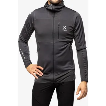 Pánská mikina Mikina s kapucí Haglofs L.I.M Mid Fast Hood - magnetite