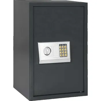Digitální trezor se zámkem Tmavě šedá 40 x 35 x 60 cm Ocel