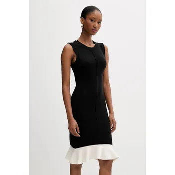 Dámské šaty Šaty Silvian Heach ESPINOSA černá barva, mini, přiléhavé, GPA25136VE 99X, vel. M