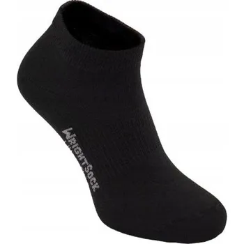 Pánské ponožky WrightSock Coolmesh II Černé běžecké Ponožky z USA, velikost 34-37