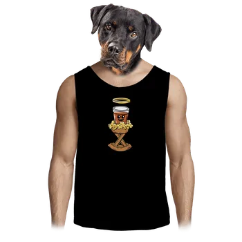 Pánské tílko Bastard Panáček v jesličkách pánské tílko Black