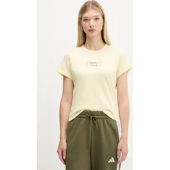 Bavlněné tričko Abercrombie & Fitch KI157.5176.800 žlutá 10X, vel. XXS