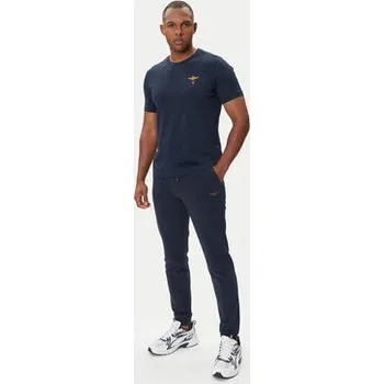 Aeronautica Militare T-Shirt 252TS1580UJ00372 Tmavomodrá Regular Fit 3XL